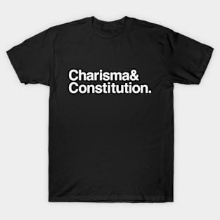 Ampersand Mainstat - CHA & CON T-Shirt